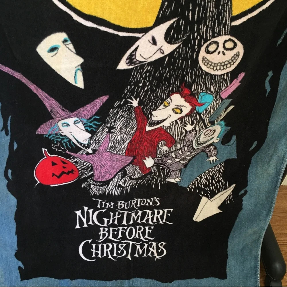 Vintage Nightmare Before Christmas Beach Towel  Original 1990’s